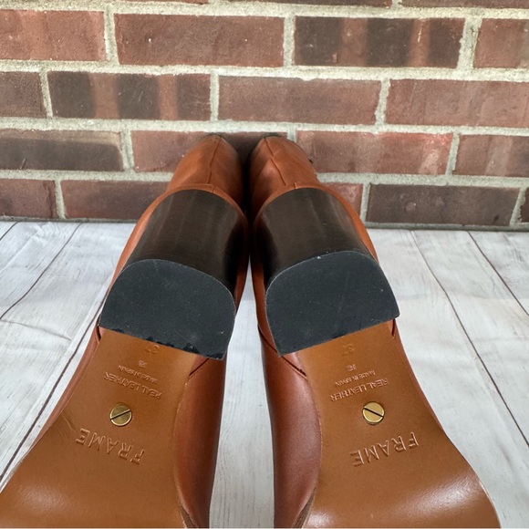 Frame Le Citrus Leather Color Block High Heel Boots EU 37 US 7 M MSRP $795 - Picture 9 of 14